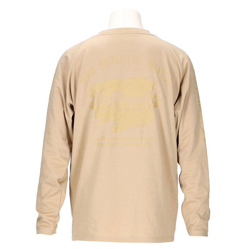 ダウポンチ Dalponte ヘビーウェイトロングスリーブプラTシャツ サッカー･フットサル ウェア (DPZ0446)、(BEI)ベージュ