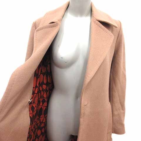 シップス SHIPS チェスターコート 総裏地 ウール カシミヤ混 絹 シルク