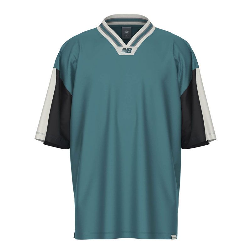 newbalance(ニューバランス) ウォームアップトップ マルチアスレ ウェア Ｔシャツ MT6100JB、M