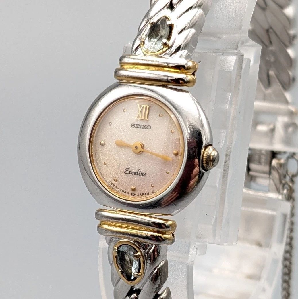 ビンテージ 1988 SEIKO セイコー Exceline エクセリーヌ ジュエリー