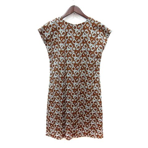 サリースコット Sally Scott ワンピース ひざ丈 刺繍 フレンチスリーブ