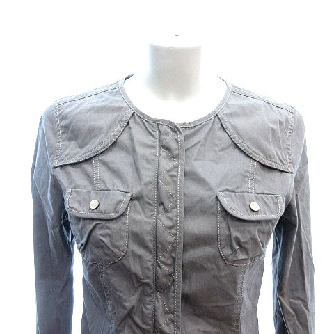 ロイスクレヨン Lois CRAYON ノーカラージャケット M グレー /AU