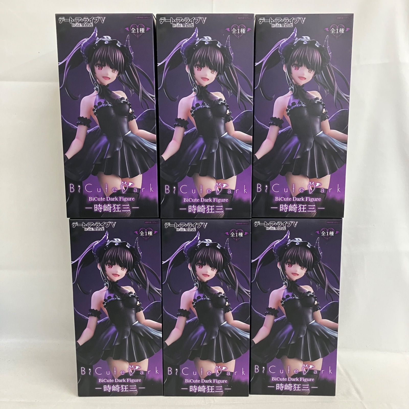未開封 デート・ア・ライブⅤ BiCute Dark 時崎狂三 フィギュア 6個