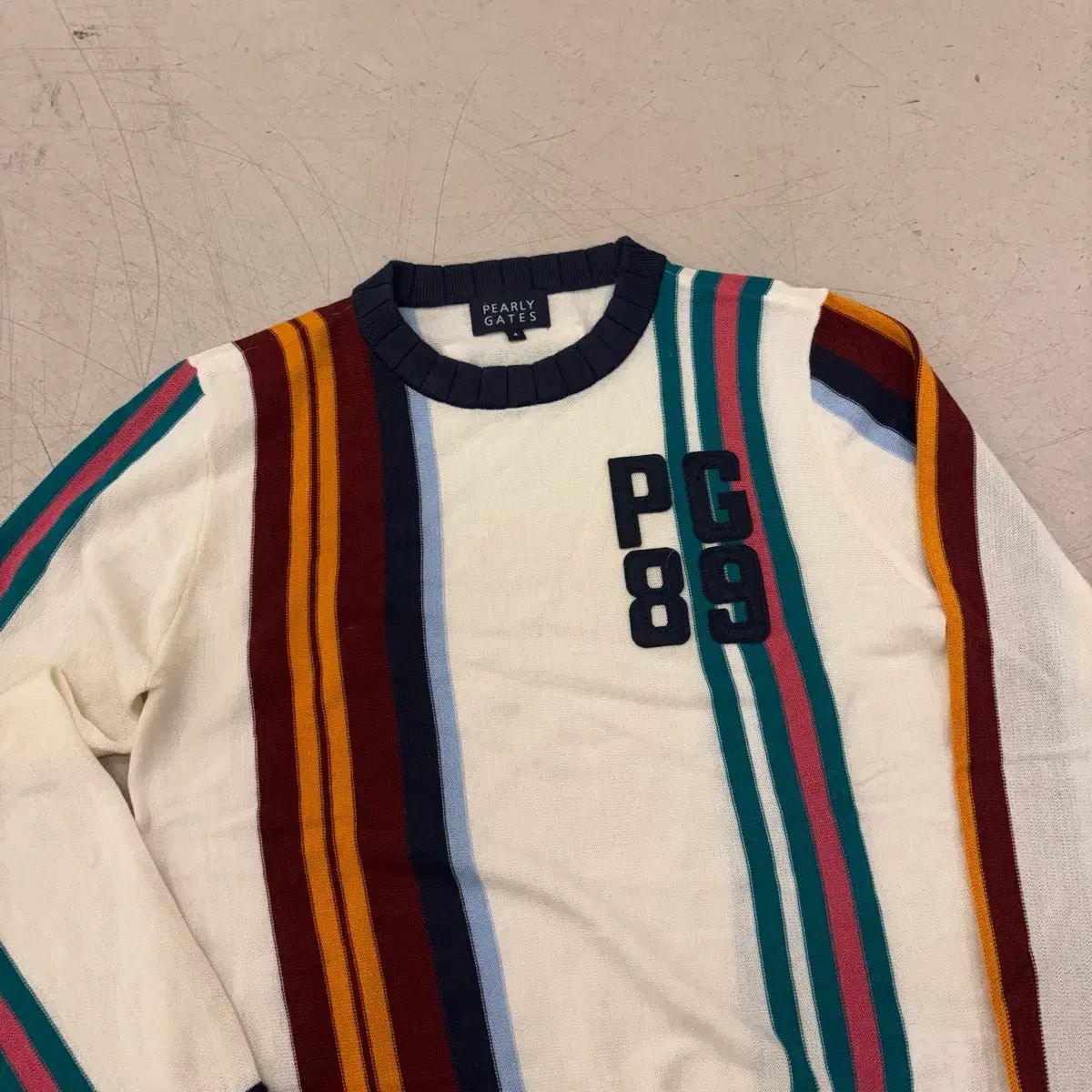 パーリーゲーツ PG1989 ストライプセーター パーリーゲイツ カラー ストライプ ニット - メルカリ