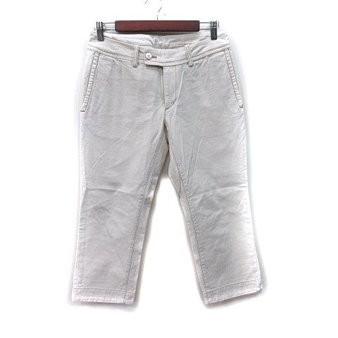 パラスパレス　パンツ　秋冬　ホワイト　未使用品 パラスパレス Pallas Palace クロップドパンツ 3 M～L 白 オフホワイト