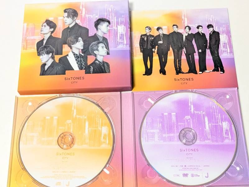 SixTONES アルバム CITY 2点セット 初回盤A(CD+DVD)/初回盤B(CD+DVD