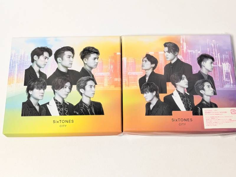 SixTONES アルバム CITY 2点セット 初回盤A(CD+DVD)/初回盤B(CD+DVD