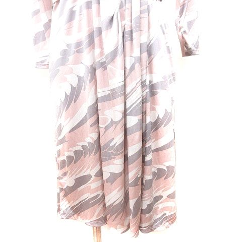 本日限定値下げ！！クードシャンス 七分袖 ひざ丈ワンピース　38 美品 お正月 クードシャンス CdeC COUP DE CHANCE ワンピース Aライン ひざ丈 七分