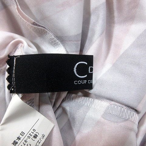 クードシャンス CdeC COUP DE CHANCE ワンピース Aライン ひざ丈 七分