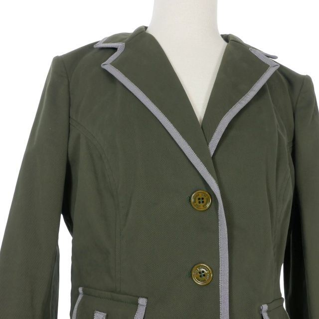 ラブモスキーノ LOVE MOSCHINO パイピング コットンブレザー 3B