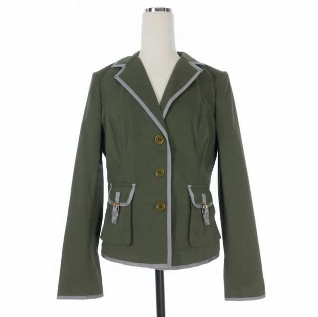 ラブモスキーノ LOVE MOSCHINO パイピング コットンブレザー 3B