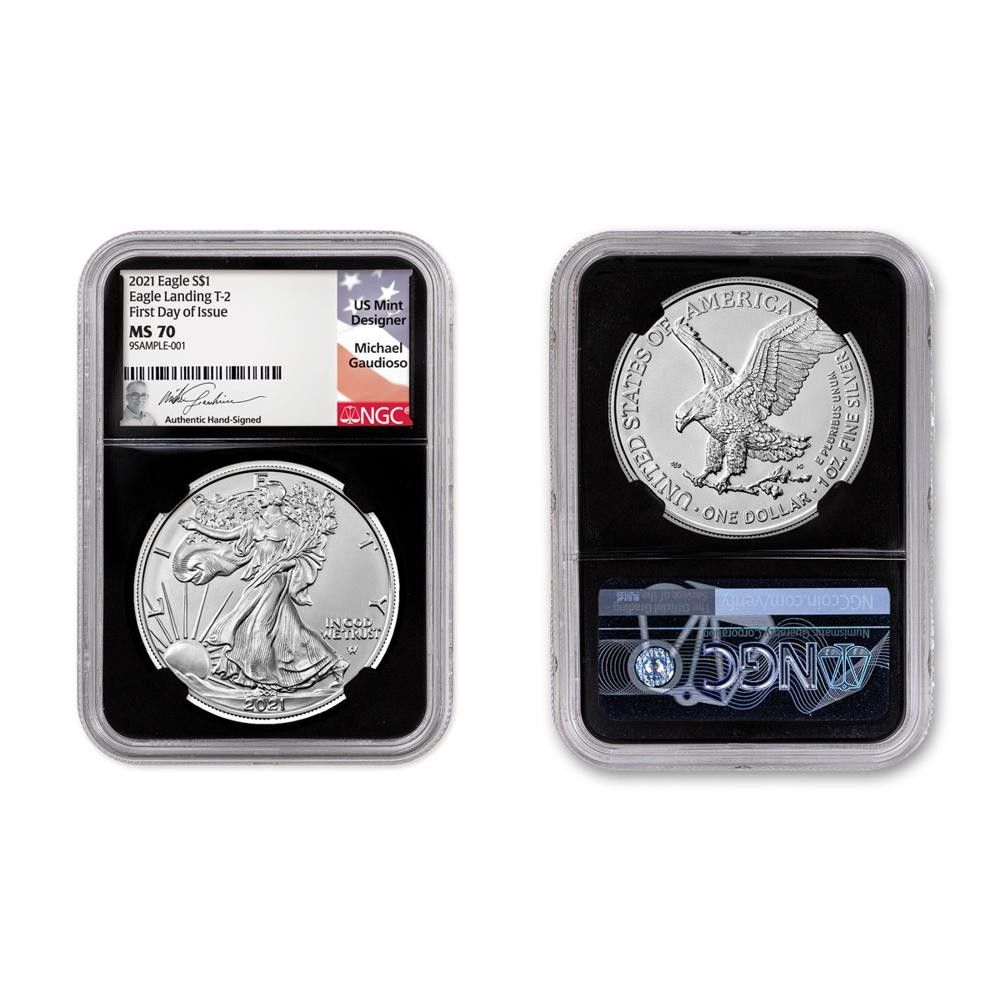 2021年 1ドル アメリカン シルバー イーグル タイプ2 およびユニーク
