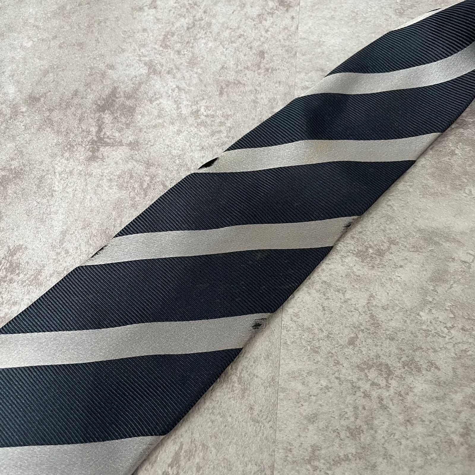 Dominique France】レジメンタルストライプネクタイ ビジネス向け バイ
