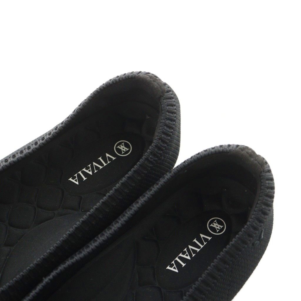 ビバイア VIVAIA パンプス ポインテッドトゥ 38 黒 ブラック /AN12