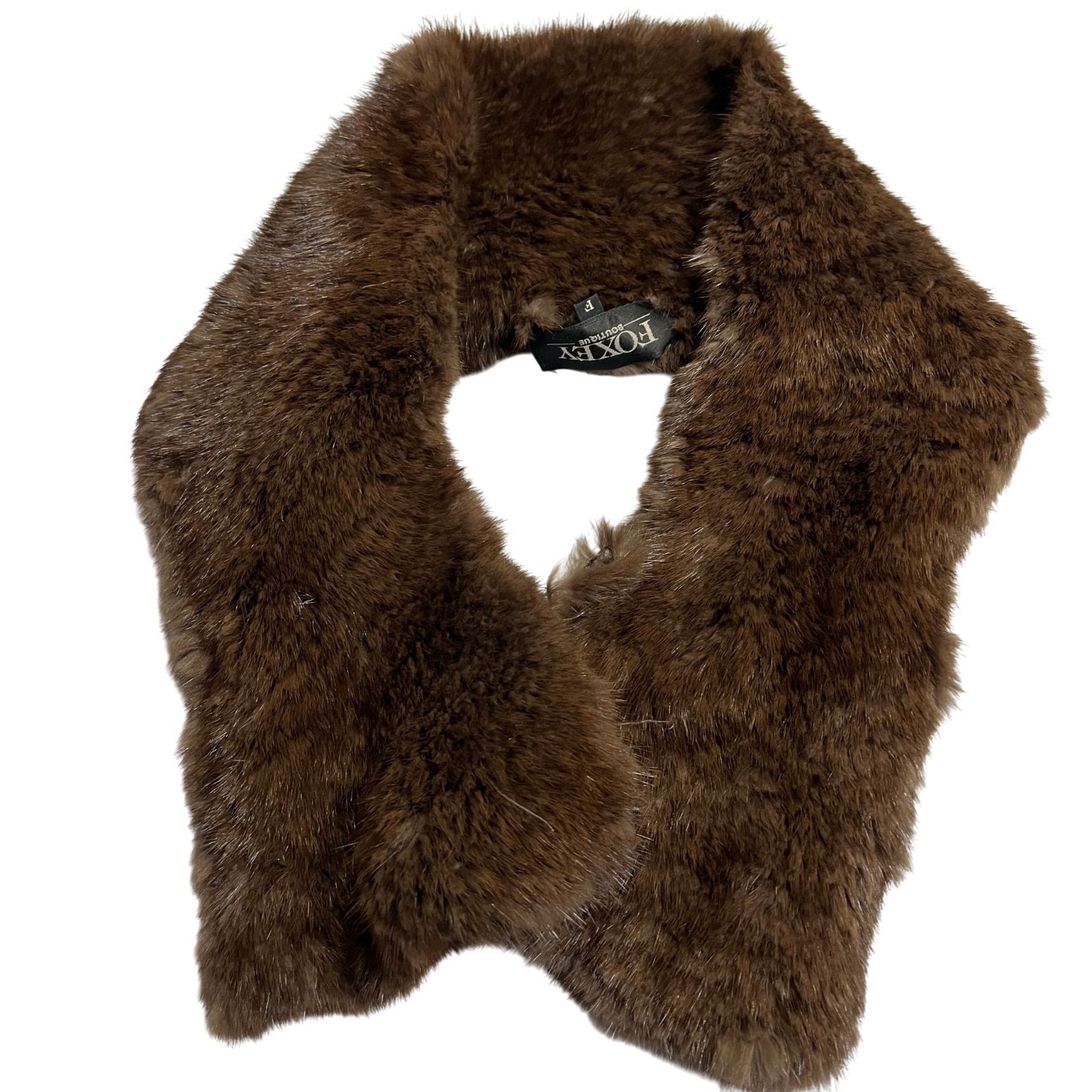 FOXEY BOUTIQUE フォクシー ブティック マフラー ファー ブラウン