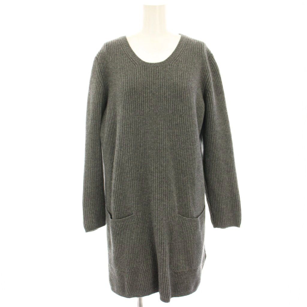 Sマックスマーラ　Max Mara カシミア混ウールニット　ワンピース Sマックスマーラ 'S Max Mara ニットワンピース ウール カシミヤ混 L
