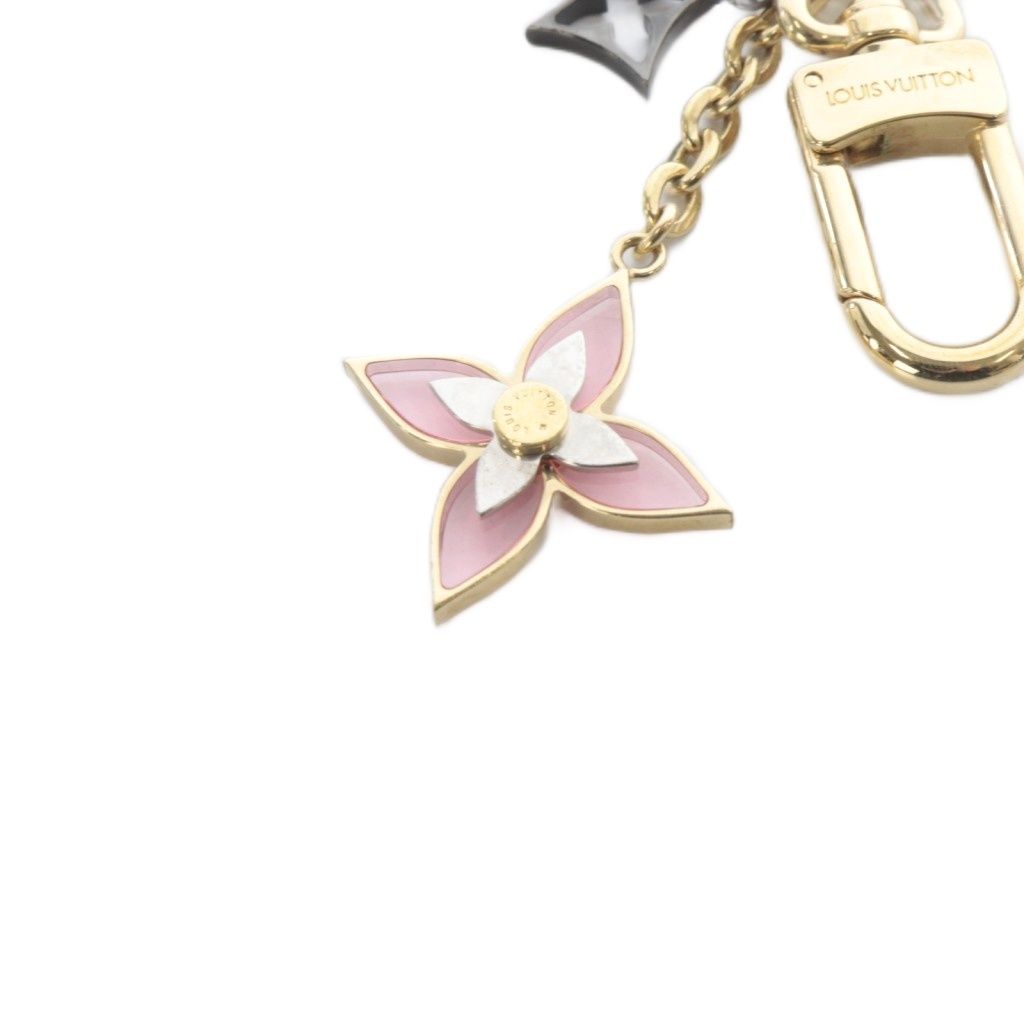 ルイヴィトン ポルト クレ ブルーミング フラワー BB チャーム ピンク