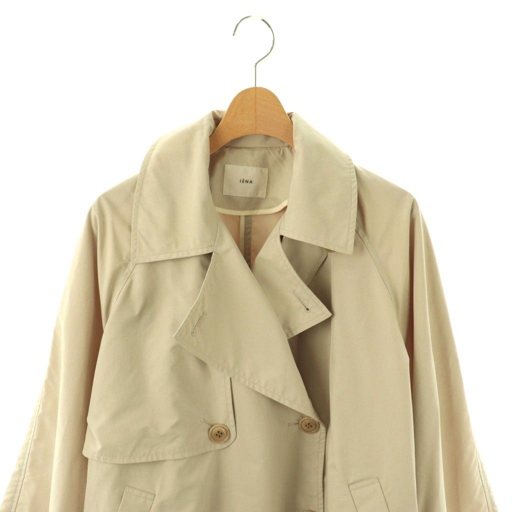 イエナ IENA 24SS PE/ポプリンオーバーショートコート ダブル 38