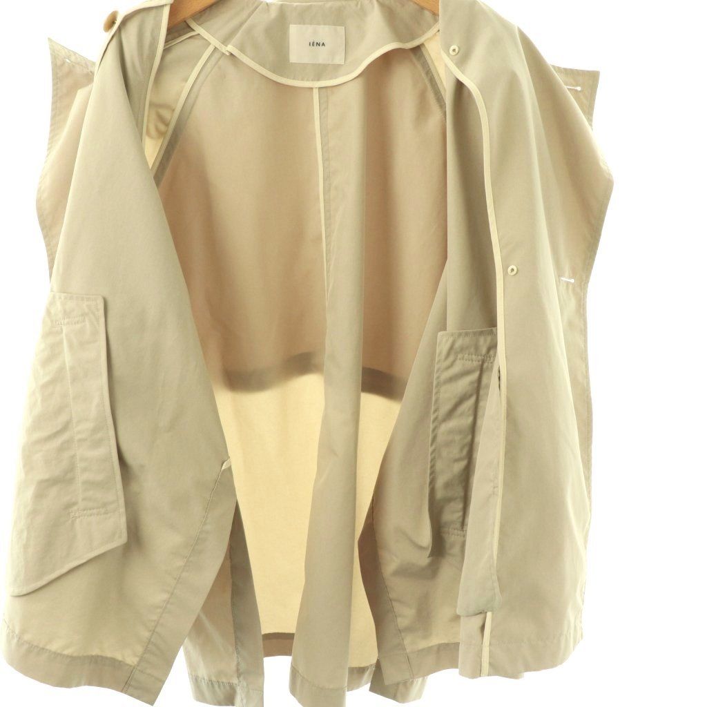 イエナ IENA 24SS PE/ポプリンオーバーショートコート ダブル 38