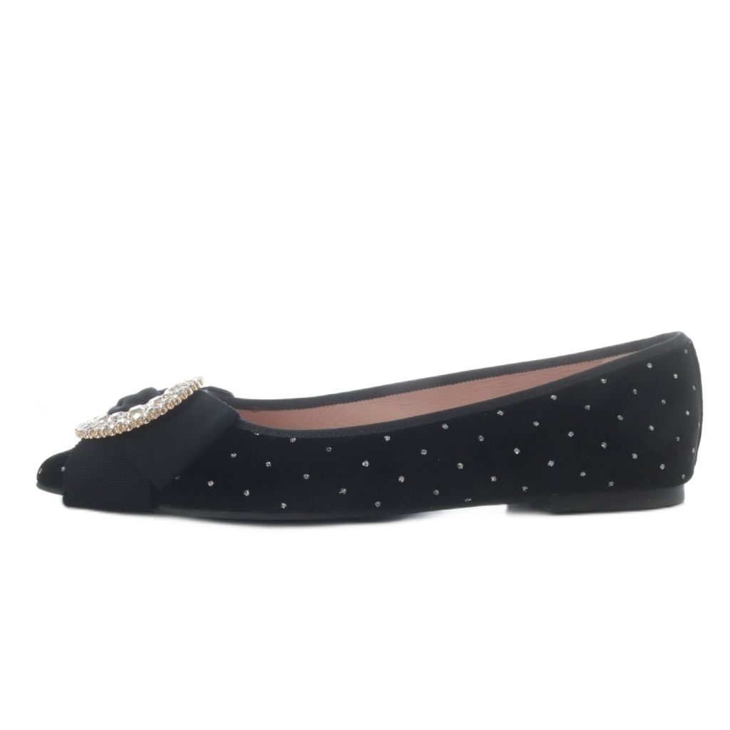Pretty Ballerinas ブラックドット フラットシューズ プリティバレリーナ Pretty Ballerinas ELLA gemini-broches ポイン
