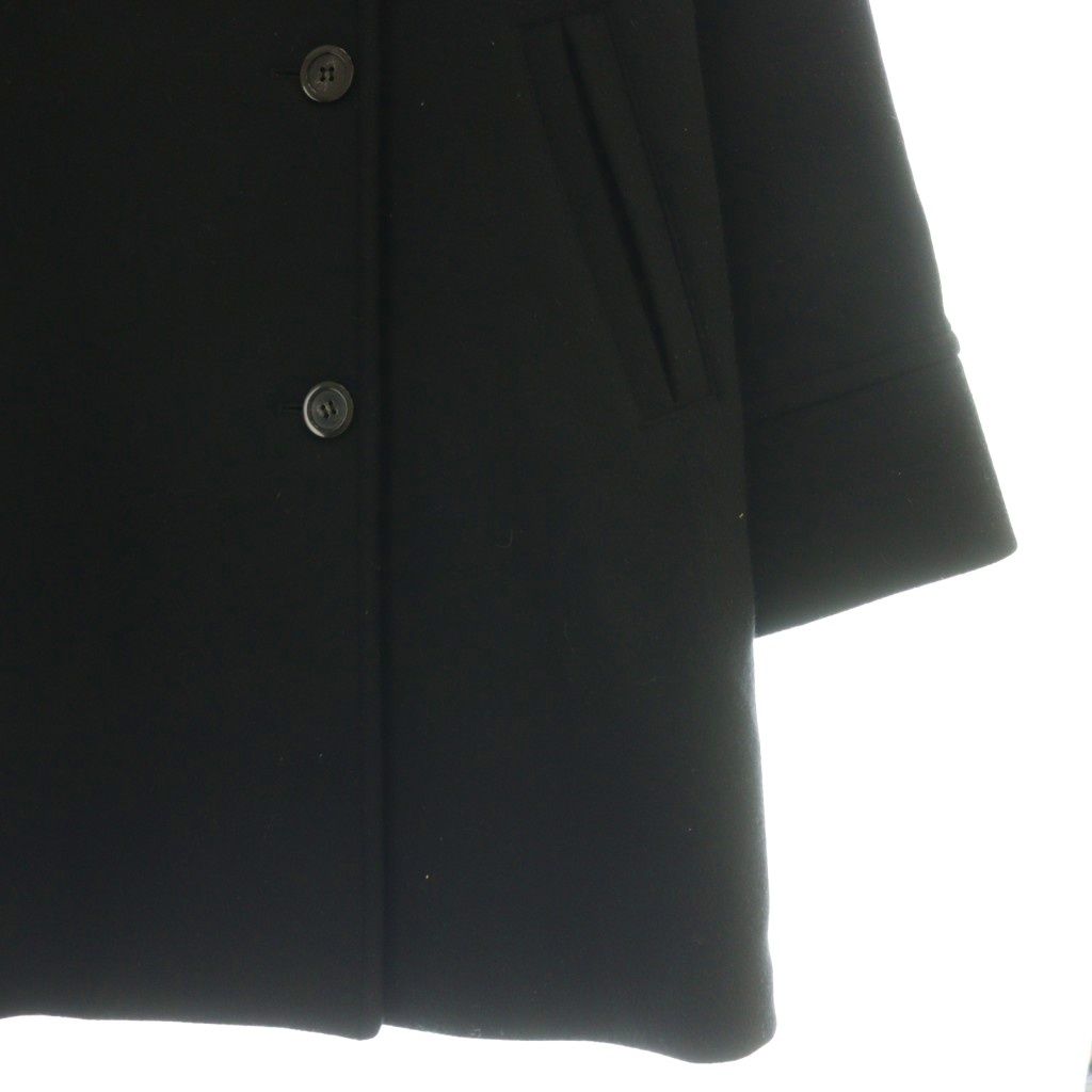 超美品です！！フレームワーク メルトンスタンドポンチョコートブラック36サイズ フレームワーク Framework 24AW メルトンスタンドポンチョコート
