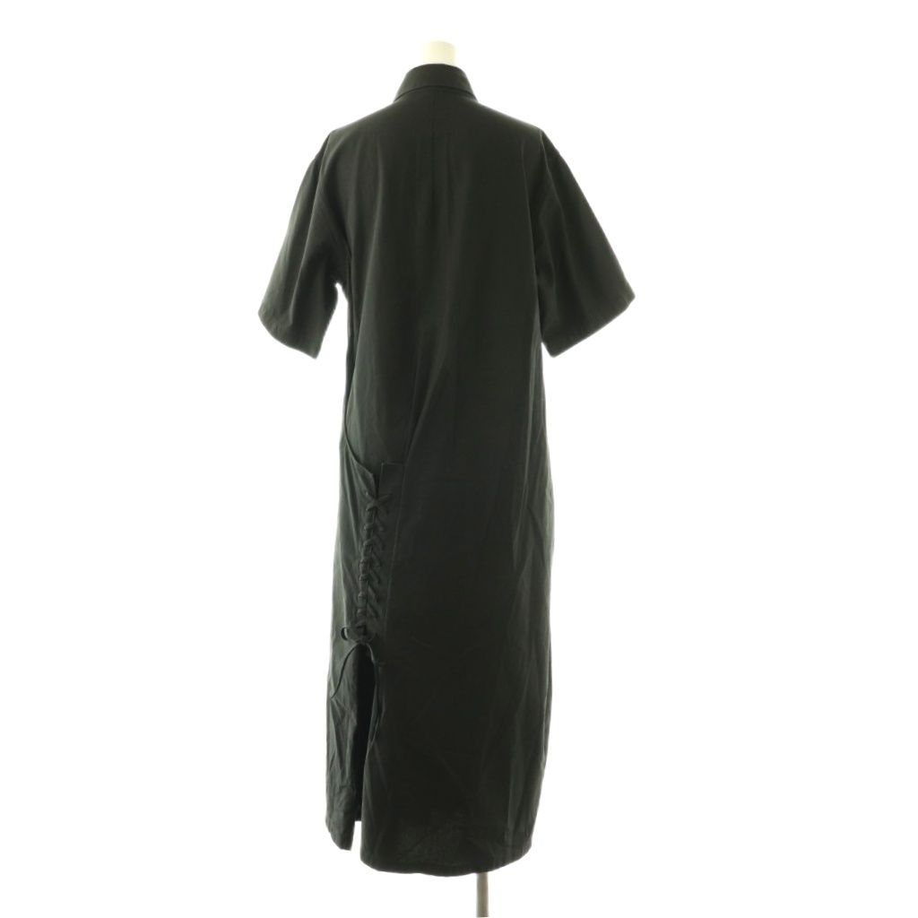 ワイズ Y's ヨウジヤマモト 21SS バックレースアップシャツワンピース