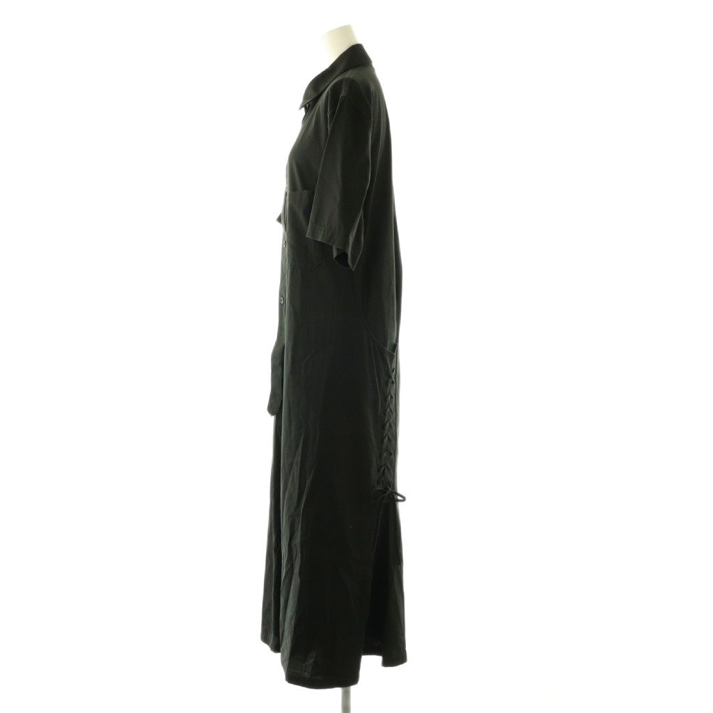 ワイズ Y's ヨウジヤマモト 21SS バックレースアップシャツワンピース