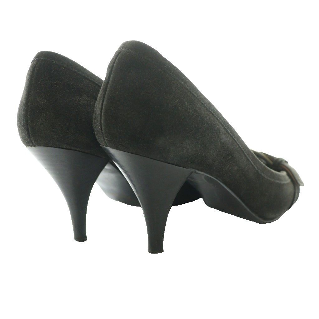 銀座かねまつ GINZA Kanematsu パンプス ラウンドトゥ 23cm 黒