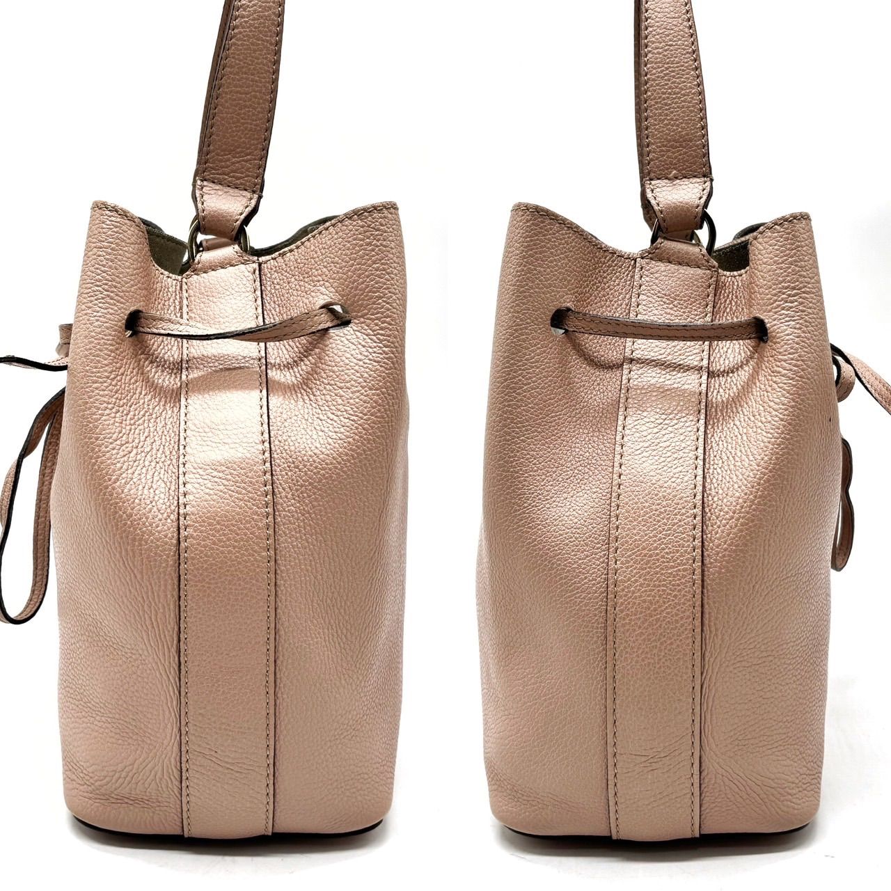 良品】FURLA フルラ コスタンザ 巾着 ショルダーバッグ ポシェット 