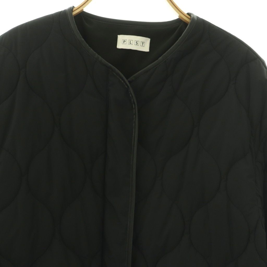プラステ PLST キルティングコート ノーカラーコート アウター S