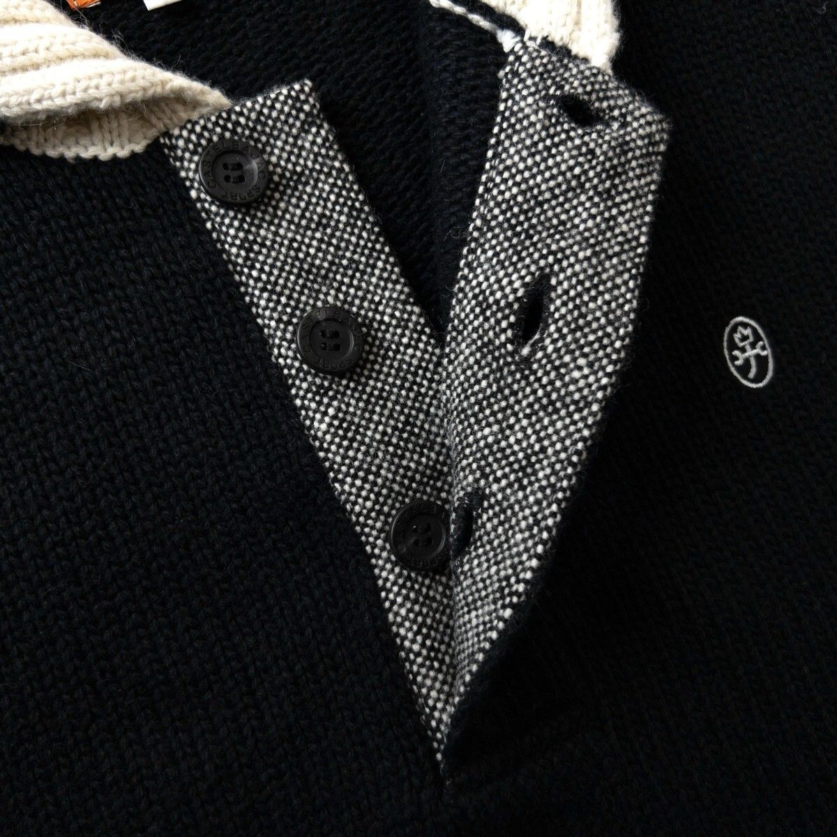 美品 CASTELBAJAC カステルバジャック カシミヤ アンゴラ 混 襟付