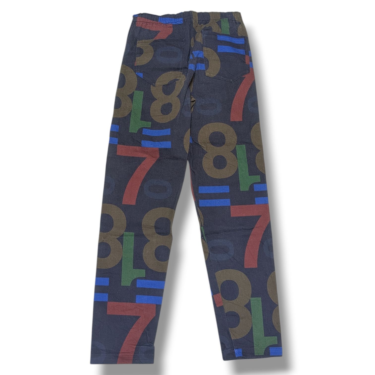 ISSEY MIYAKE me イッセイミヤケ パンツ イージーパンツ 総柄 数字柄