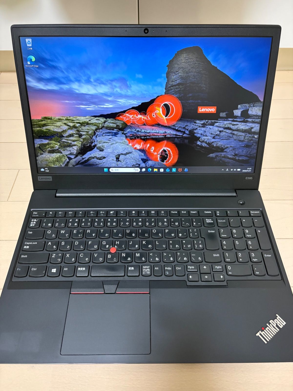 ほぼ美品/即配送】Lenovo ThinkPad E595 Windows11 SSD256GB メモリ8GB