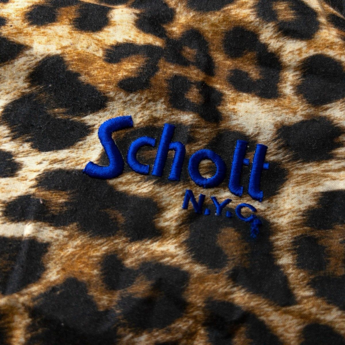 美品 Schott NYC ショット 軽量 コーチ シャツ ジャケット ブルゾン