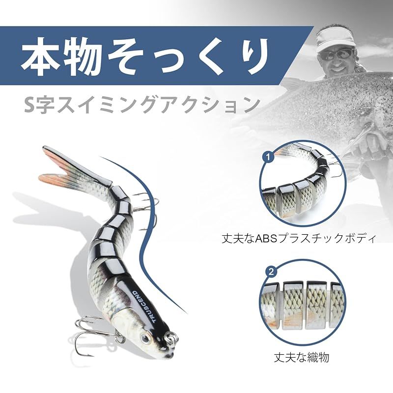 TRUSCEND【マルチジョイント】 ルアー 釣り ジョイントルアー 本物