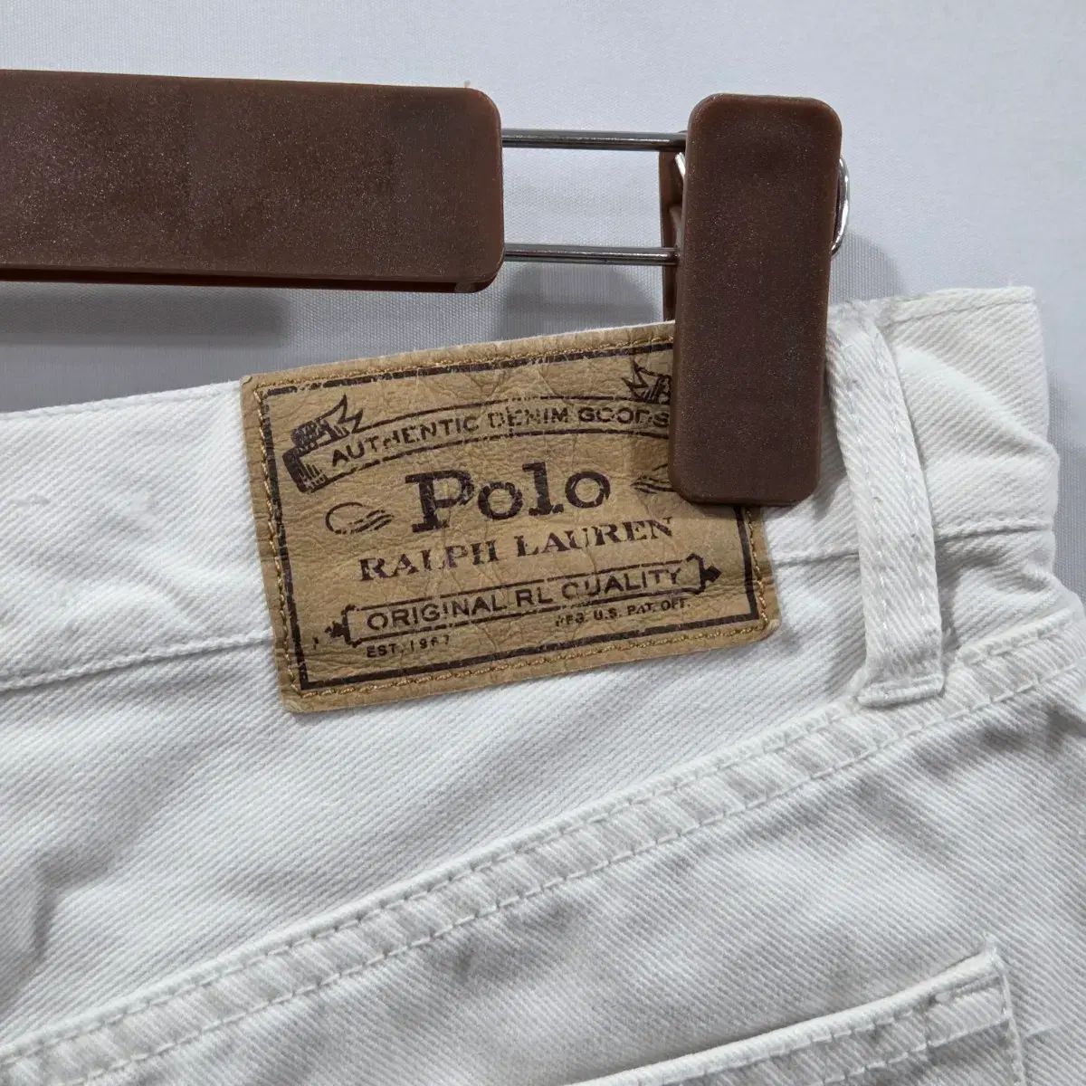 新作　RALPH LAUREN ラルフローレン　デニム　ショート　パンツ　25 ポロラルフローレン ウィメンズ 白 デニム ショートパンツ 25 - メルカリ