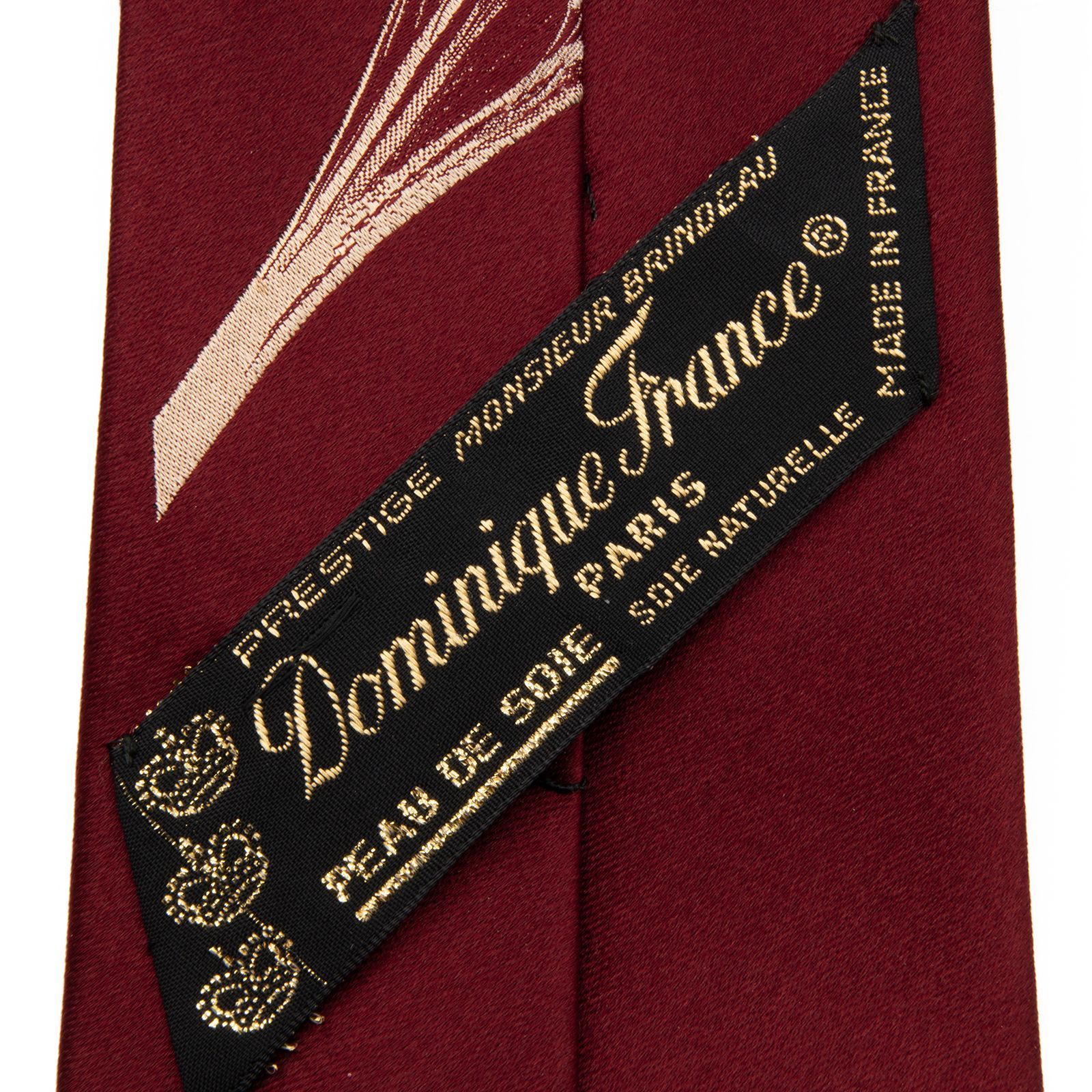 送料無料 ドミニックフランス ネクタイ レギュラータイ ジャガードタイ