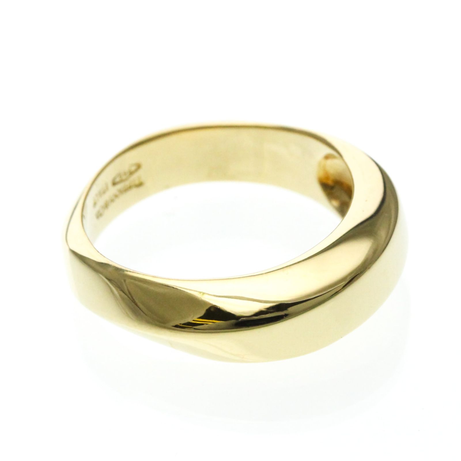 ティファニー(Tiffany) ナイフエッジ リング K18イエローゴールド