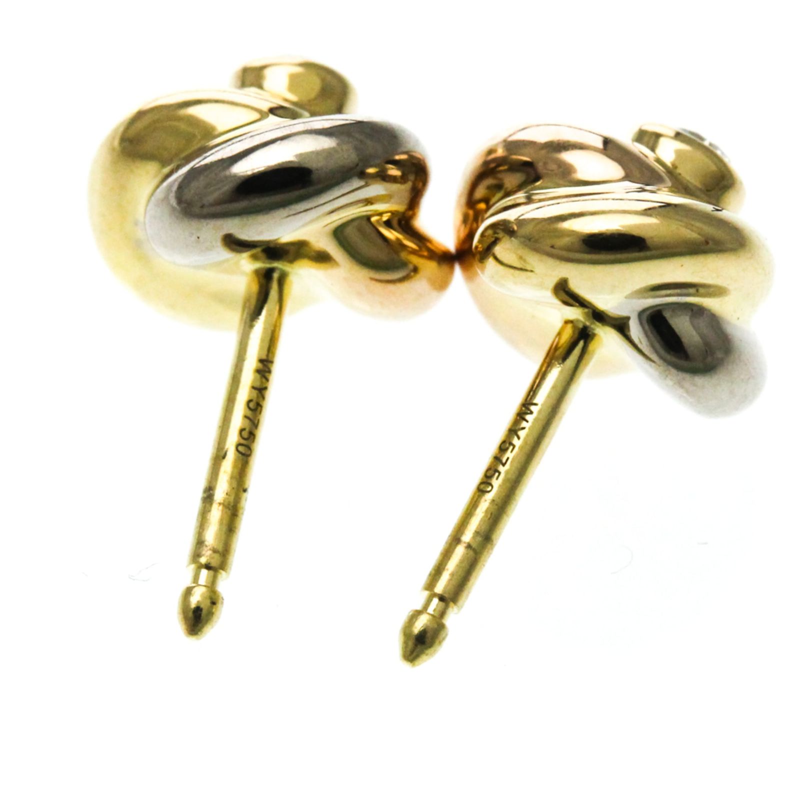 カルティエ(Cartier) ベビートリニティ 1P ダイヤモンド ピアス