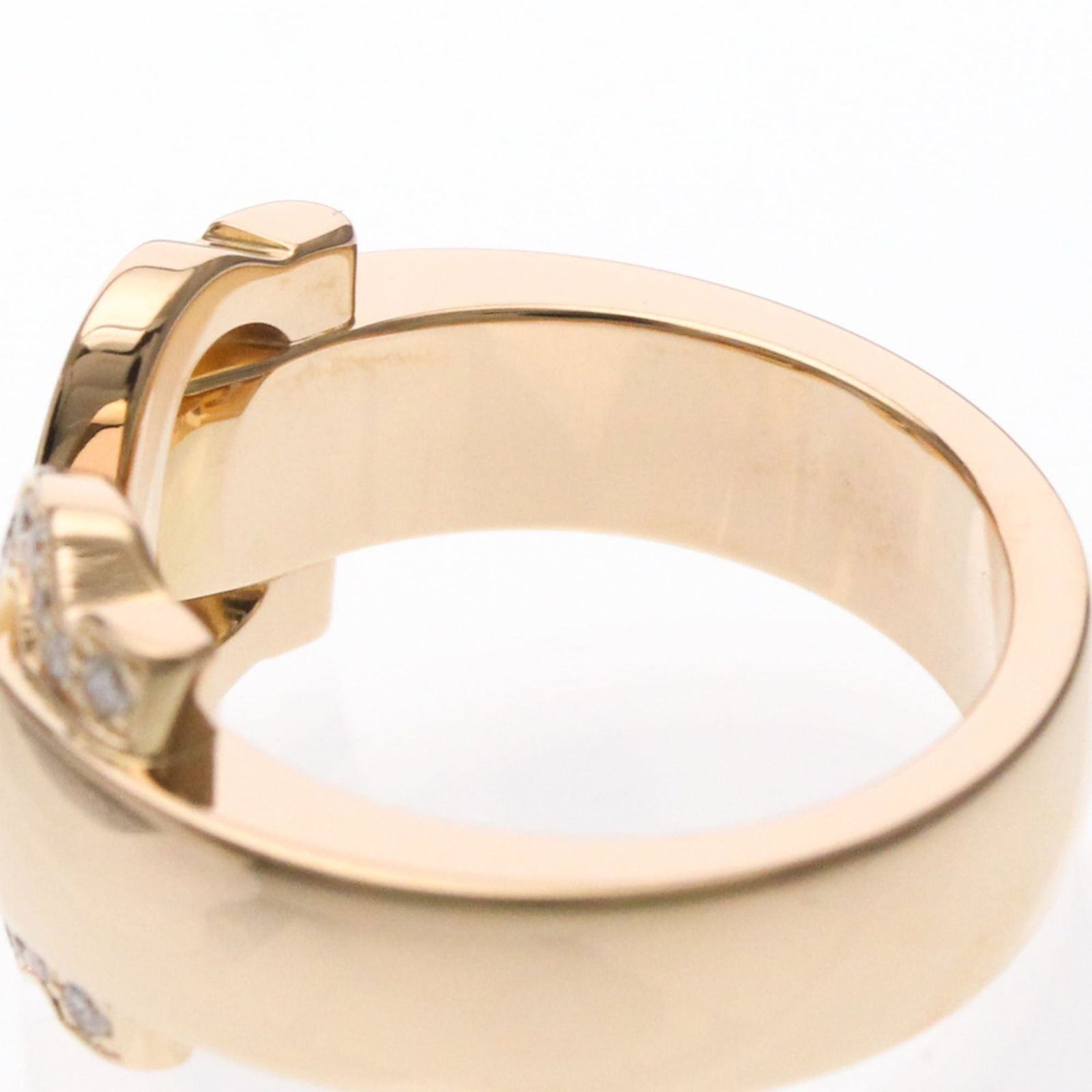 カルティエ(Cartier) 2Cブークルセ ダイヤモンド リング K18ピンク