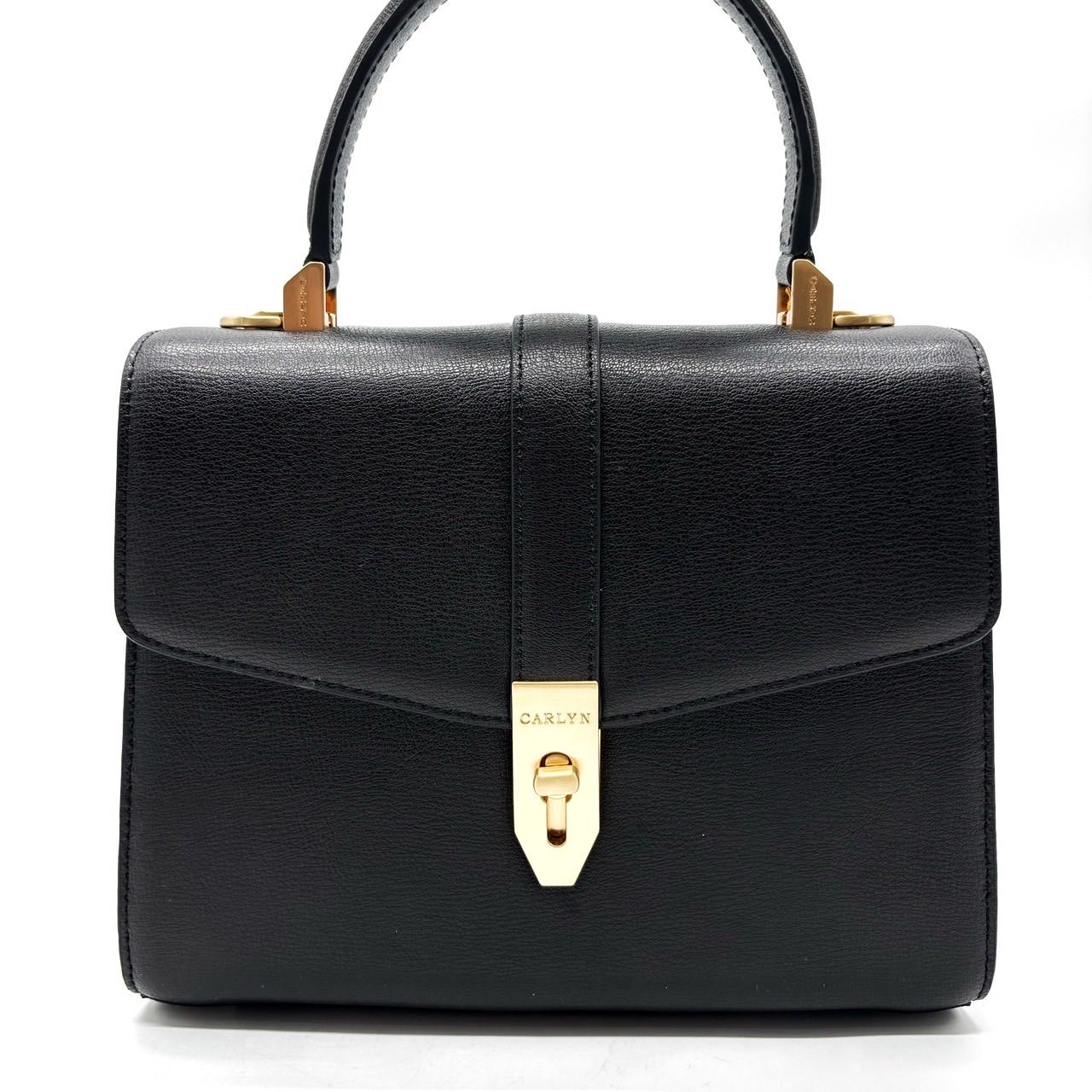 美品】CARLYN カーリン ショルダーバッグ ハンドバッグ 2way フラップ 