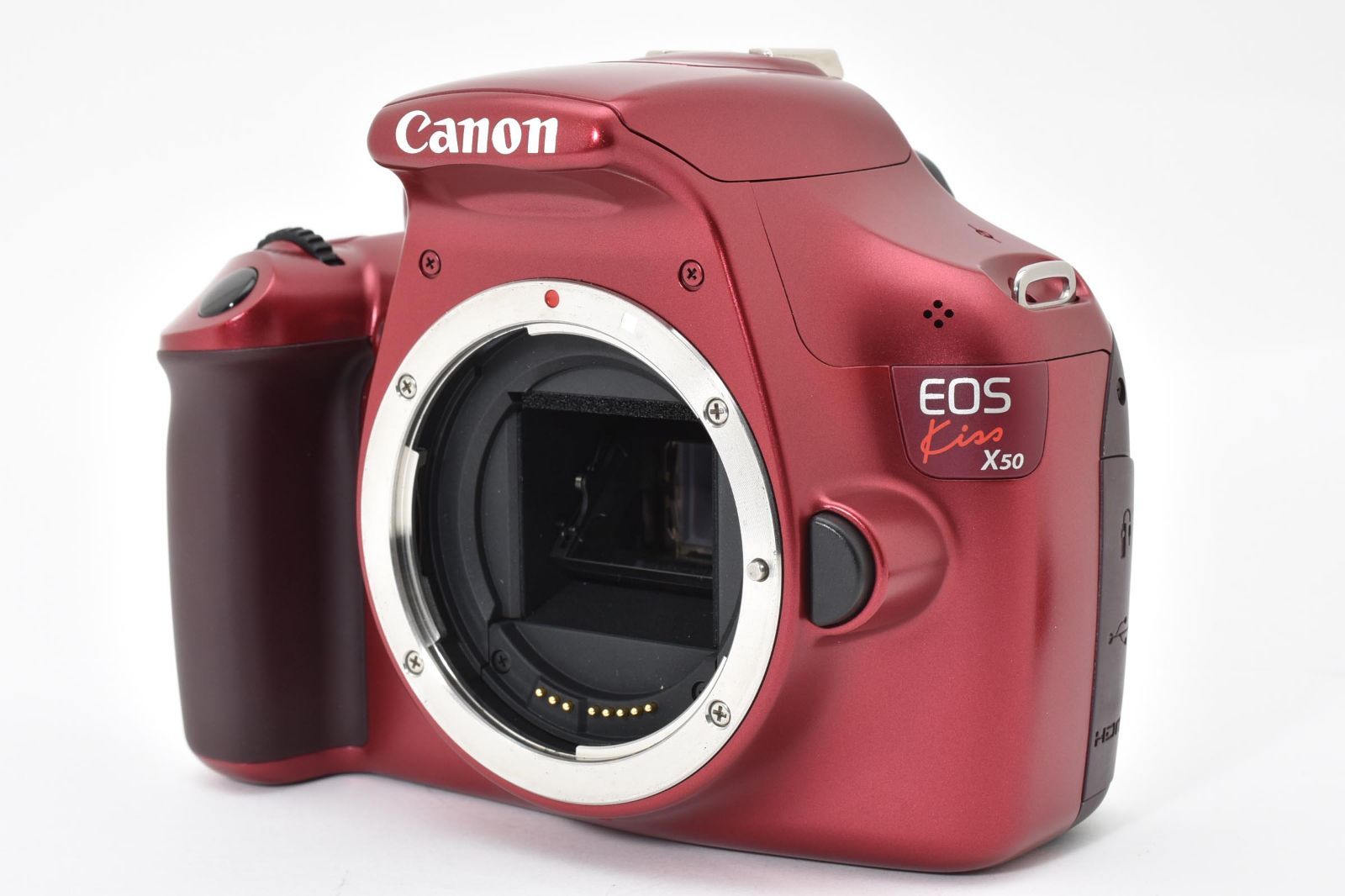 Canon EOS Kiss X50 画像のもの全て付き Canon - レッドボディ！ Canon