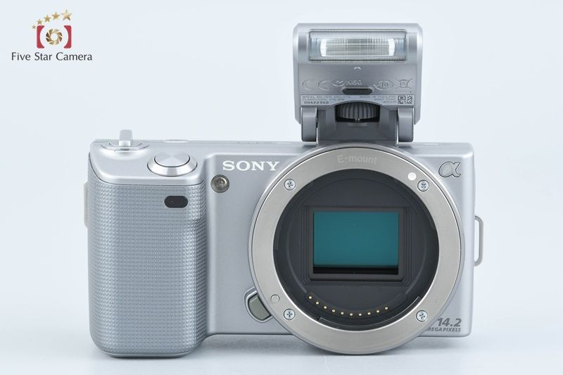 カメラ 【】SONY ソニー α NEX-5 ダブルレンズキット シルバー