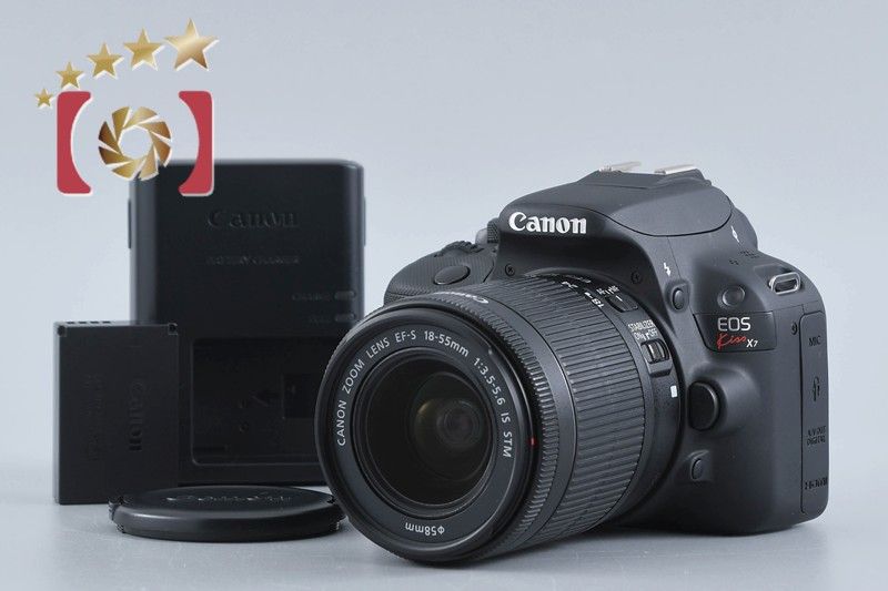 中古】Canon キヤノン EOS Kiss X7 EF-S 18-55mm IS STM レンズキット 