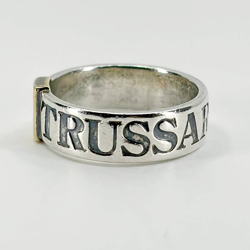 TRUSSARDIリング シルバー ゴールドアクセント TRUSSARDI トラサルディ／レディースリング 指輪／8.5号／K18・925S