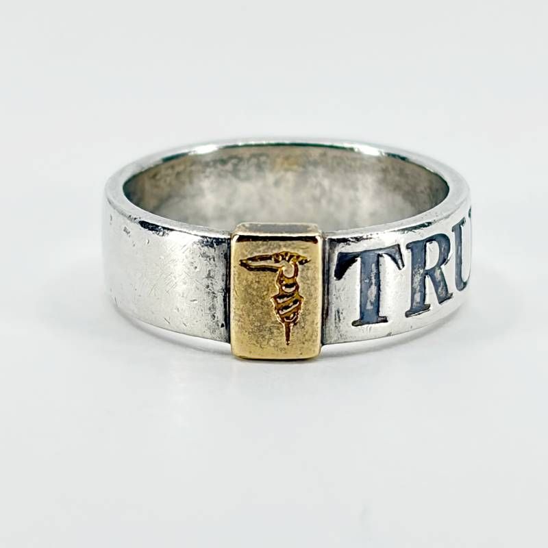 TRUSSARDI トラサルディ／レディースリング 指輪／8.5号／K18・925S