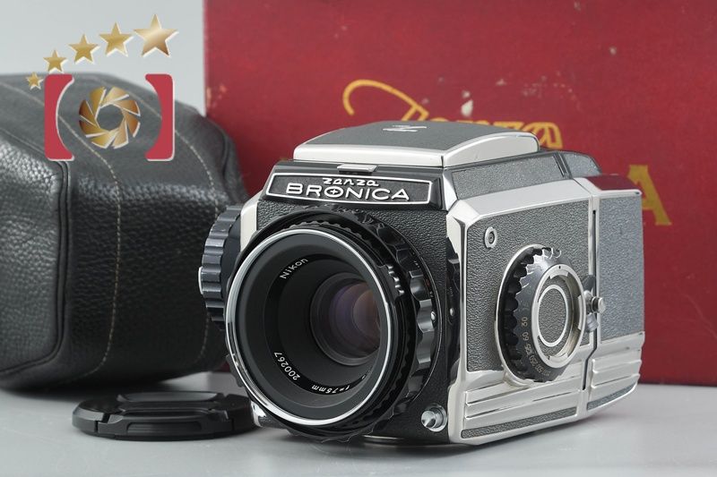 中古】ZENZA BRONICA ゼンザブロニカ S2 前期 シルバー + NIKKOR-P 