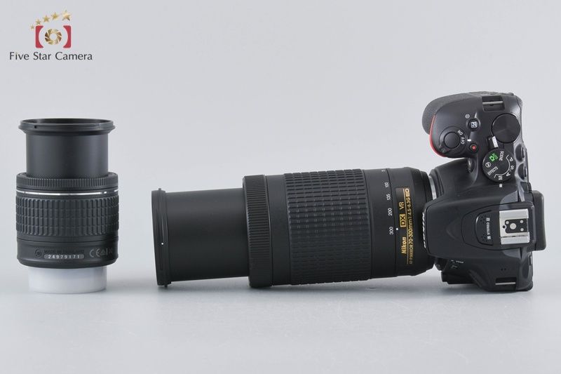 【美品、シャッター数2900回極小】ニコン Nikon D5600 ダブルズーム 中古】Nikon ニコン D5600 ダブルズームキット シャッター回数僅少 元