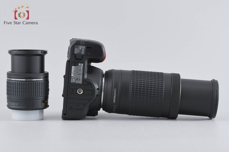 中古】Nikon ニコン D5600 ダブルズームキット シャッター回数僅少 元