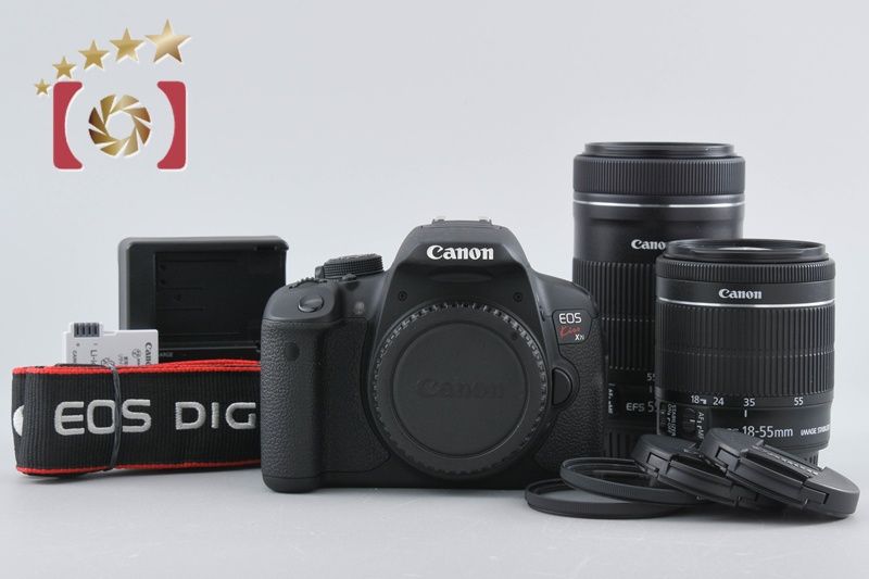 Canon キヤノン EOS Kiss X7i ダブルズームキット シャッター回数僅少